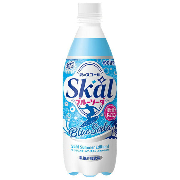 南日本酪農協同 スコール ブルーソーダ 500mlペットボトル×24本入【日本出荷】
