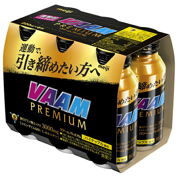 明治 ヴァームプレミアム (6本パック) 200ml×6本×5本入【日本出荷】