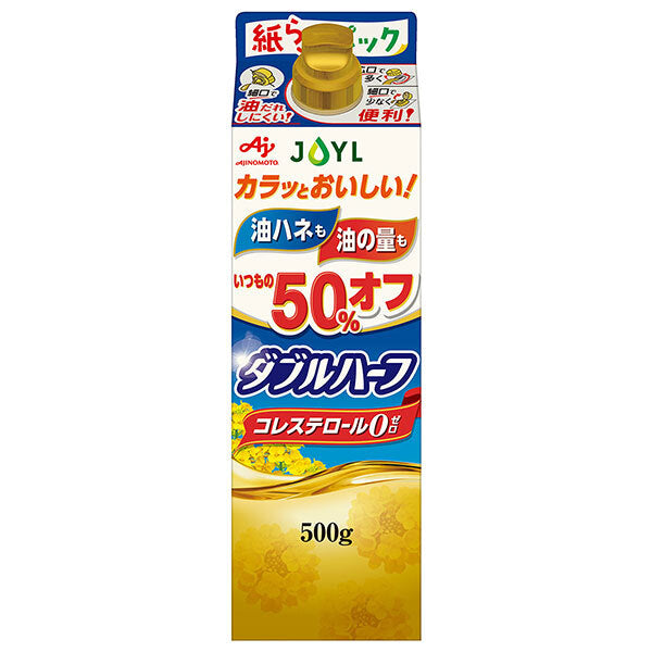 J-OIL MILLS AJINOMOTO Double Half 500g x 6 Bottles [Ships from Japan]