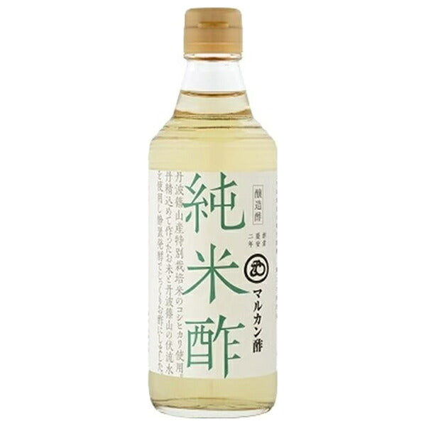 Marukan Authentic Tamba Sasayama Pure Rice Vinegar, 360ml Bottles x 12 [Ships from Japan]