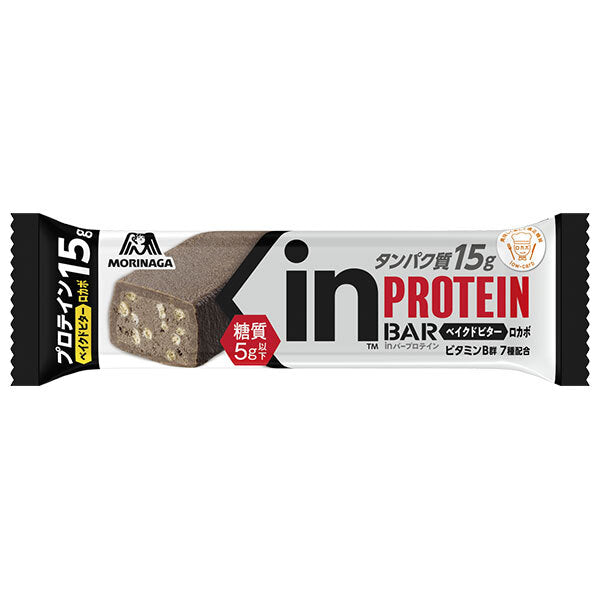 Morinaga in Bar Protein Baked Bitter 12 Bars [Ships from Japan]