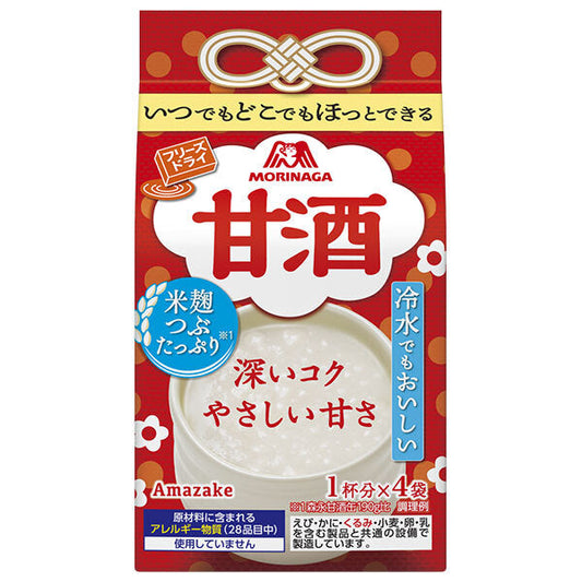 森永製菓 甘酒 4袋×10袋入【日本出荷】