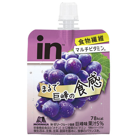 Morinaga & Co. in Jelly Fruit Texture Kyoho Grape 150g Pouch x 36 Packs [Ships from Japan] 