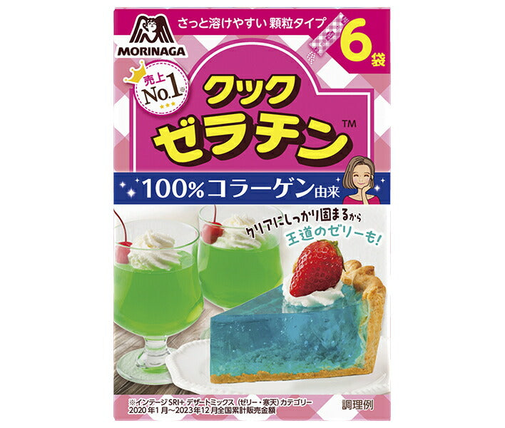 Morinaga & Co. Cook Gelatin 30g (5g x 6 bags) x 6 pieces [Shipped in Japan]