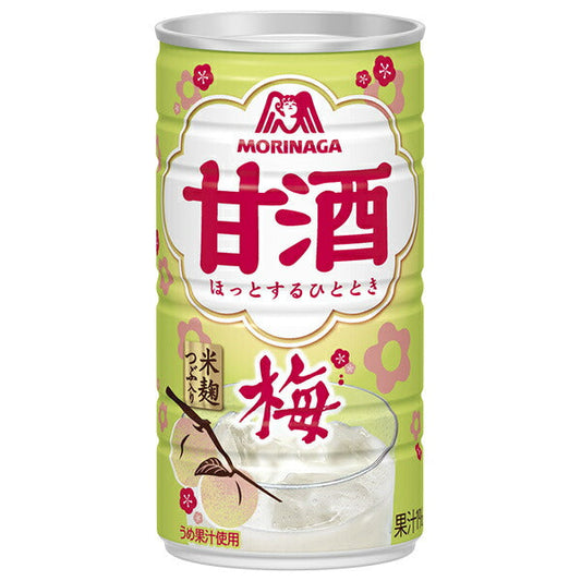 森永製菓 甘酒 梅 185g缶×30本入【日本出荷】