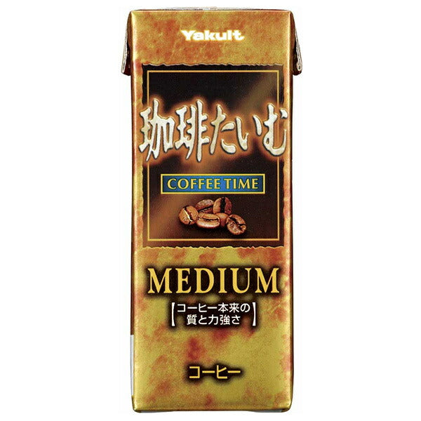 Yakult Coffee Time Medium 200ml paper pack x 24 bottles [shipped in Japan]