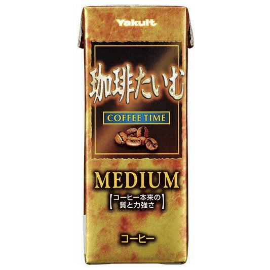 Yakult Coffee Time Medium 200ml paper pack x 24 bottles [shipped in Japan]