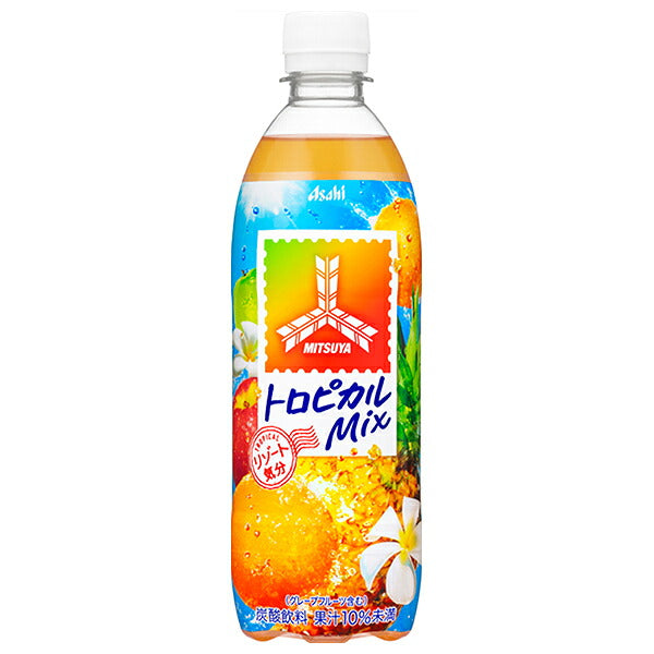 Asahi Mitsuya Tropical Mix 500ml PET Bottles x 24 [Ships from Japan]