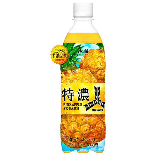 [Discontinued] Asahi Beverages Mitsuya Extra-Thick Pine Squash, 500ml PET Bottles x 24 