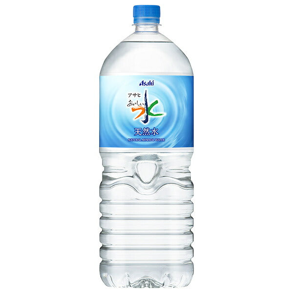 Asahi Soft Drinks Delicious Water Natural Water 2L PET Bottles x 9 Bottles [Shipped in Japan]