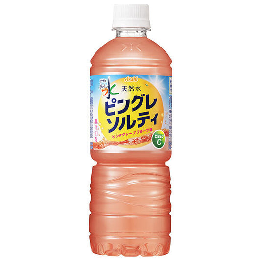 アサヒ飲料 おいしい水 天然水 ピングレソルティ 600mlペットボトル×24本入【日本出荷】