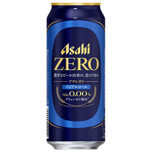 Asahi Zero 500ml can x 24 bottles [shipped in Japan]