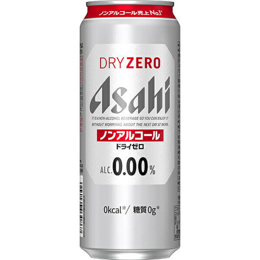Asahi Dry Zero 500ml can x 24 pieces [shipped in Japan]