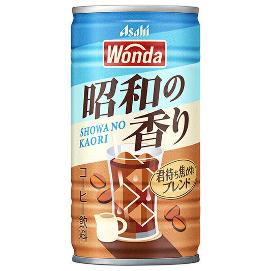 Asahi Soft Drinks WONDA (Wanda) Showa Scent Kimimachi Blend 185g can x 30 pieces [Shipped in Japan]