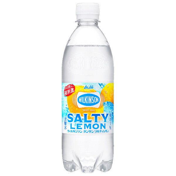 Asahi Soft Drinks Wilkinson Tansan Salty Lemon 500ml plastic bottle x 24 bottles [shipped in Japan]