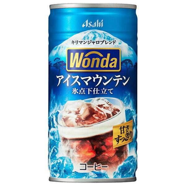 Asahi Soft Drinks WONDA Ice Mountain 185g can x 30 bottles [shipped in Japan]