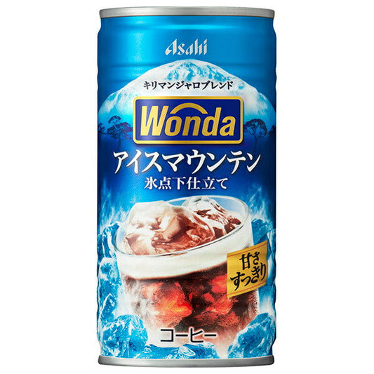 Asahi Soft Drinks WONDA Ice Mountain 185g can x 30 bottles [shipped in Japan]