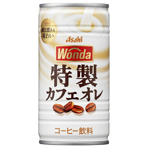 Asahi Beverage WONDA Special Cafe au lait 185g can x 30 bottles [Shipped in Japan]