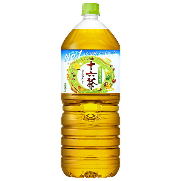 Asahi Beverages Jurokucha 2L PET Bottle x 6 Bottles [Ships from Japan] 