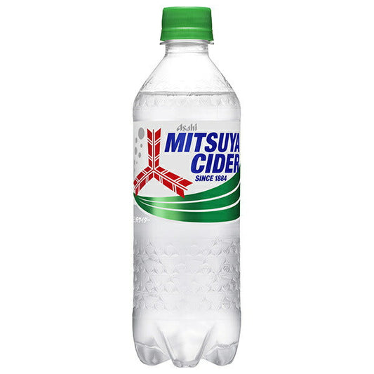 Asahi Mitsuya Cider 500ml PET Bottle x 24 [Ships from Japan] 