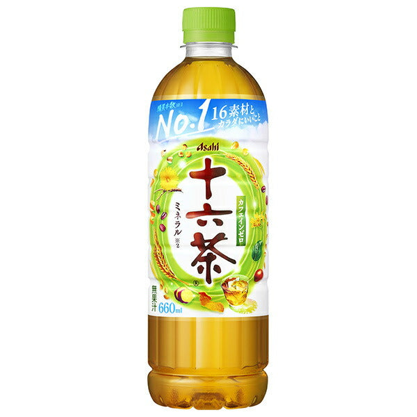 アサヒ飲料 十六茶 660mlペットボトル×24本入【日本出荷】
