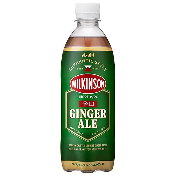 Asahi Wilkinson Ginger Ale, 500ml PET Bottles x 24 [Ships from Japan] 