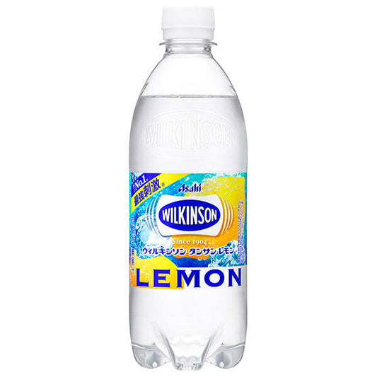 Asahi Wilkinson Tansan Lemon 500ml PET Bottles x 24 [Ships from Japan] 