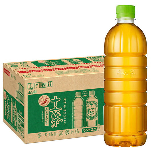 アサヒ飲料 十六茶 ラベルレスボトル 630mlペットボトル×24本入【日本出荷】