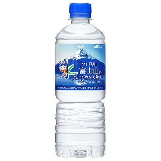 Asahi Soft Drinks Delicious Water Mt. Fuji Vanadium Natural Water 600ml PET bottles x 24 bottles [Shipped in Japan]
