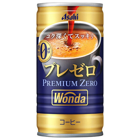 アサヒ飲料 WONDA(ワンダ) プレミアムゼロ 185g缶×30本入【日本出荷】