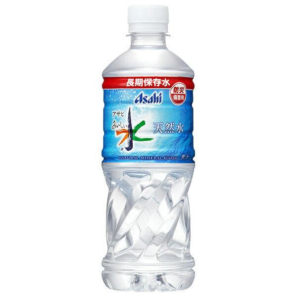 アサヒ飲料 おいしい水 天然水 長期保存水(防災備蓄用) 500mlペットボトル×24本入【日本出荷】