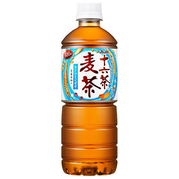 アサヒ飲料 十六茶麦茶【自動販売機用】 600mlペットボトル×24本入【日本出荷】