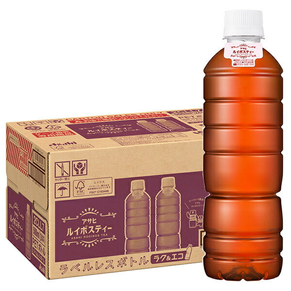 アサヒ飲料 ルイボスティー ラベルレスボトル 500mlペットボトル×24本入【日本出荷】
