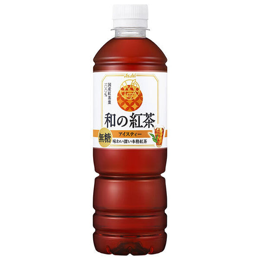 Asahi Beverage CRAFT Japanese Black Tea Unsweetened Straight [For hand sale] 500ml plastic bottle x 24 pieces [Shipped in Japan]