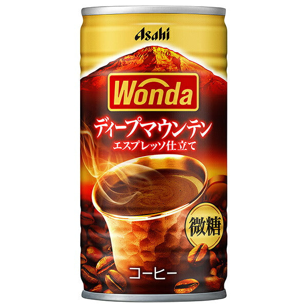 Asahi Soft Drinks WONDA Deep Mountain 185g can x 30 bottles [shipped in Japan]