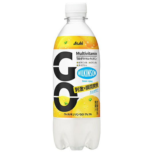 アサヒ飲料 ウィルキンソン GO グレフル 490mlペットボトル×24本入【日本出荷】
