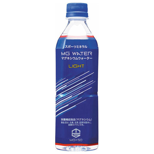 赤穂化成 スポーツミネラル MGウォーター LIGHT 500mlペットボトル×24本入【日本出荷】