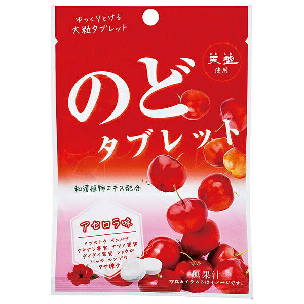 赤穂化成 のどタブレット アセロラ味 24g×10袋入【日本出荷】