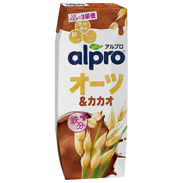 ダノンジャパン アルプロ オーツ&カカオ 250ml紙パック×18本入【日本出荷】