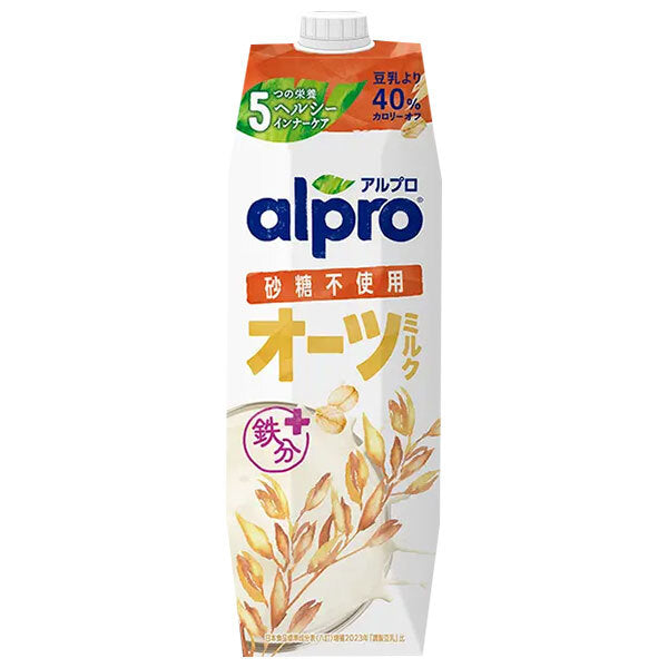 Danone Japan Alpro Oat Milk, Sugar-Free, 250ml Paper Carton x 18 [Ships from Japan] 
