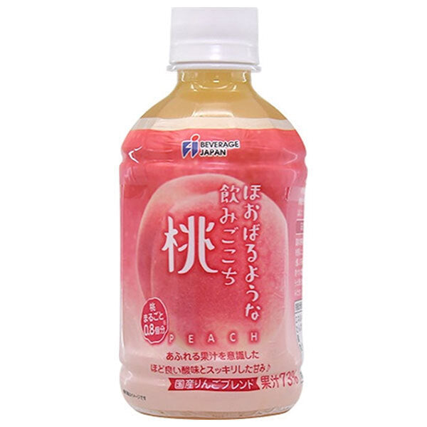 Vivale Japan Mouthwatering Peach 73% 280ml PET Bottle x 24 [Ships from Japan] 