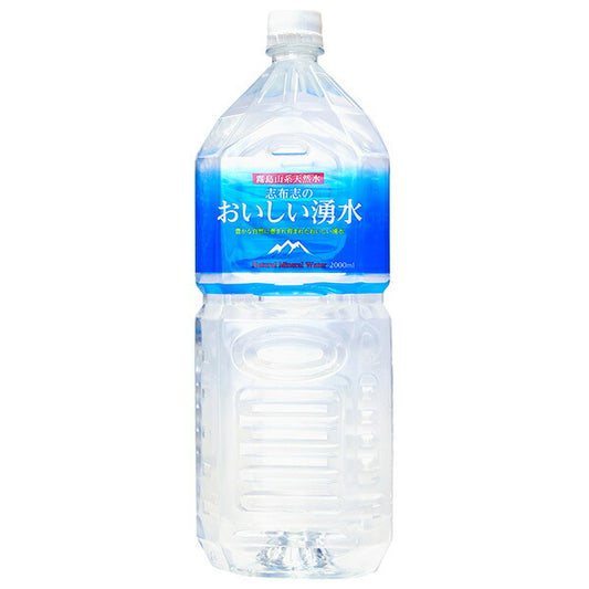 Kirishima Spring Water Shibushi Delicious Spring Water 2L PET Bottles x 6 [Ships from Japan]