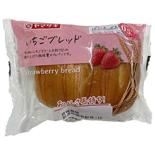 山崎製パン テイスティロング いちごブレッド 1個×10個入【日本出荷】