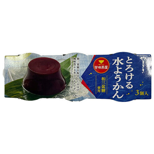 Yamazaki Baking Melting Water Yokan (Using Wasanbon Sugar) 3 pieces x 4 pieces [shipped in Japan]