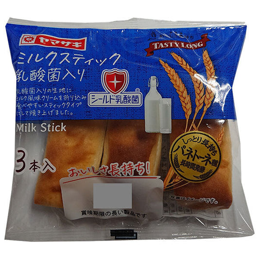 Yamazaki Baking Milk Stick with Lactic Acid Bacteria, 3 pieces x 10 pieces [Shipped in Japan]