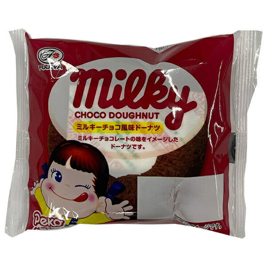 山崎製パン 不二家 ミルキーチョコ風味ドーナツ ×10個入【日本出荷】