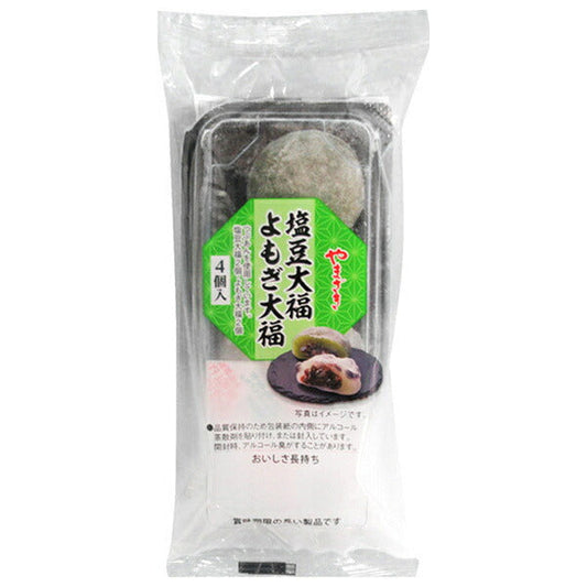 Yamazaki Baking Salted Bean Daifuku Mugwort Daifuku 4 pieces x 6 bags [shipped in Japan]