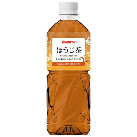 Yamazaki Baking Houjicha 555ml plastic bottle x 24 bottles [shipped in Japan]