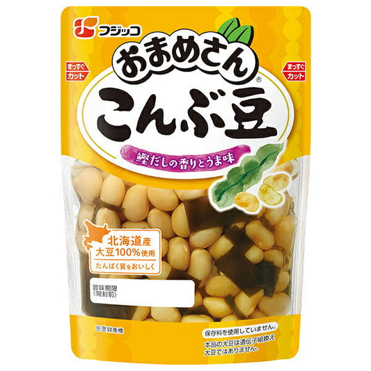 フジッコ おまめさん こんぶ豆 150g×10袋入【日本出荷】