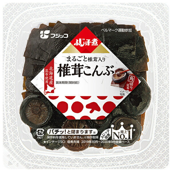Fujikko Boiled Shiitake Mushroom and Kelp, 72g x 24 (12 x 2) pieces [Ships from Japan] 